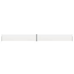 Patio Retractable Side Awning 55.1"x472.4" Cream