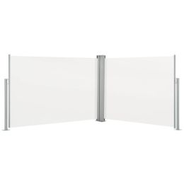 Retractable Side Awning Cream 47.2"x393.7"
