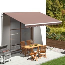 Replacement Fabric for Awning Brown 14.8'x11.5'