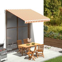 Replacement Fabric for Awning Yellow and Orange 9.8'x8.2'